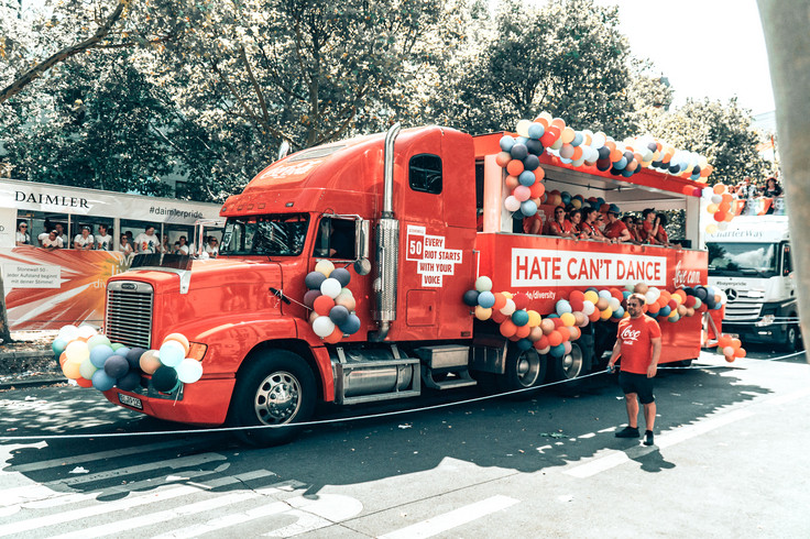 Camion da parata di STS